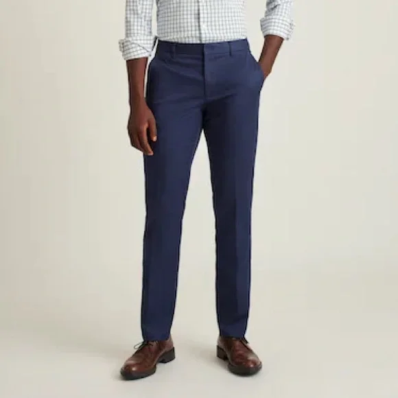 Bonobos Stretch Weekday Warrior Dress Pants., Navy. 35 W, 36 L, slim fit.